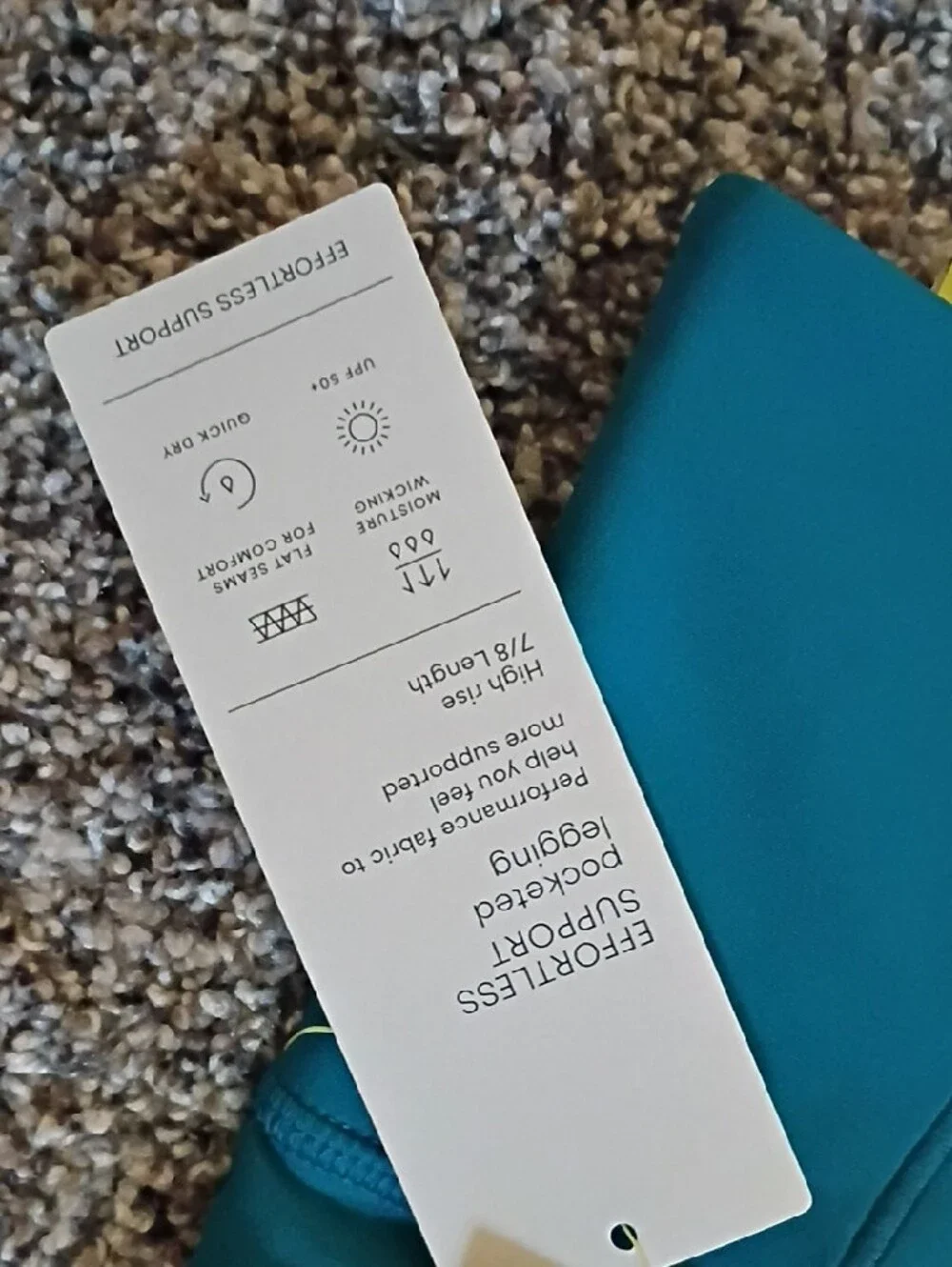 all in motion Teal High-Rise Performance Leggings